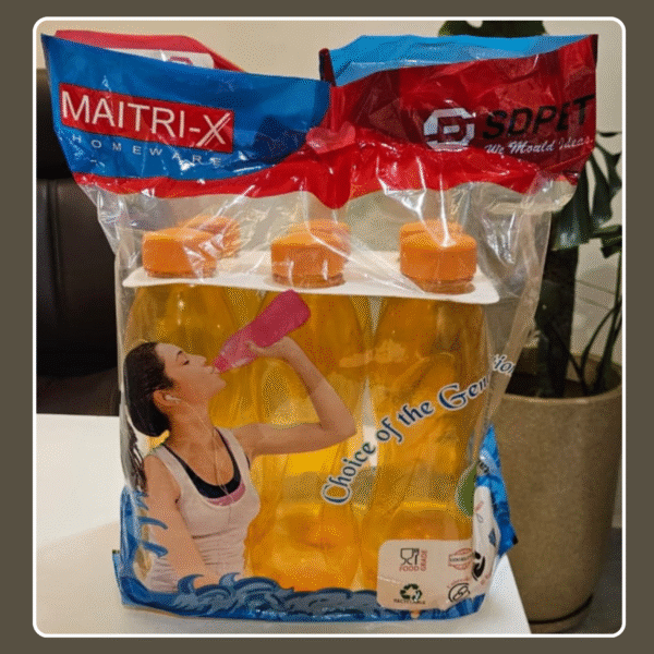 plastic fridge bottle set of 6